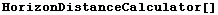 HorizonDistanceCalculator[]